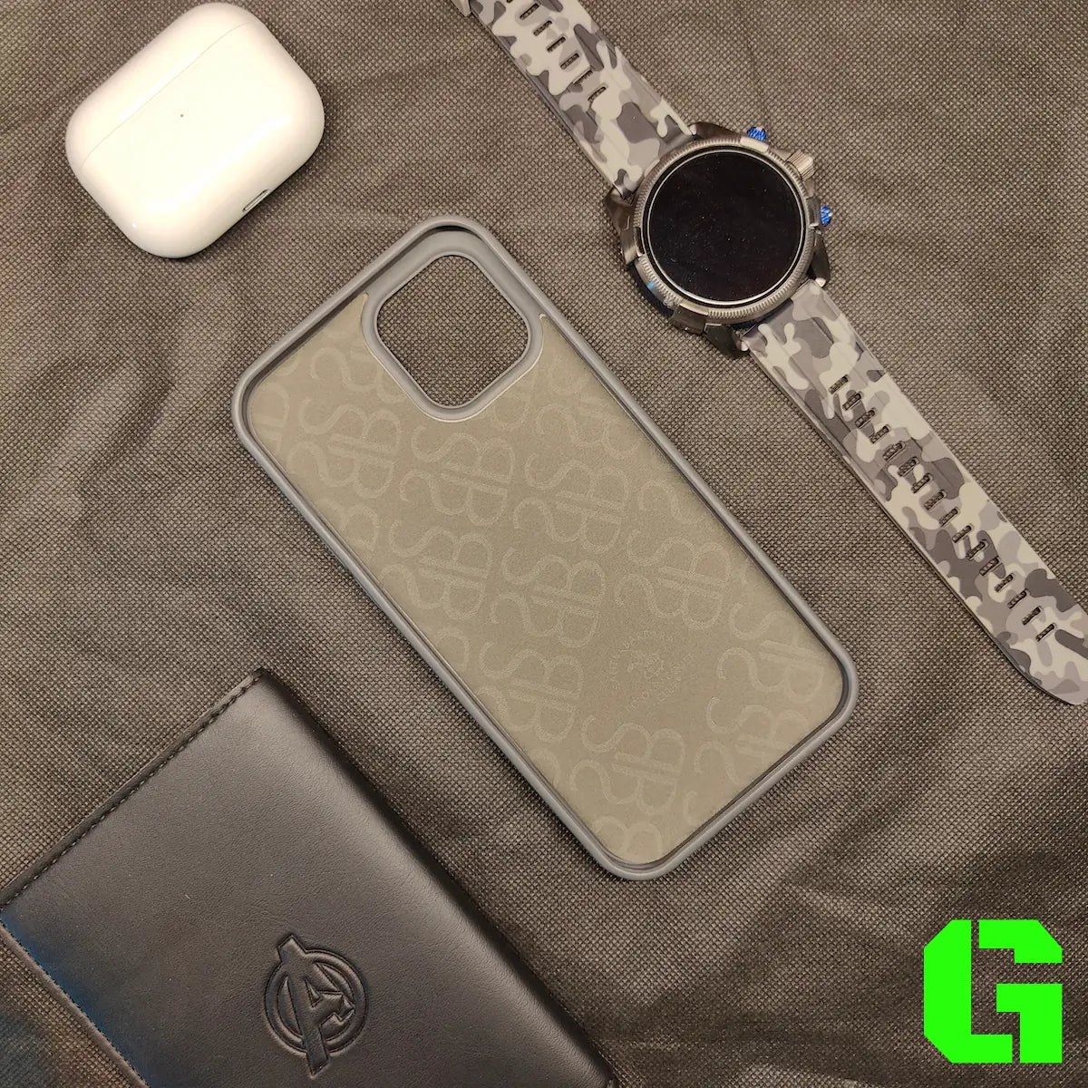 iPhone-12-Pro-Max-Santa-Barbara-Embroidered-Horse-3-Grey-Leather-Case-iGadgetize_3